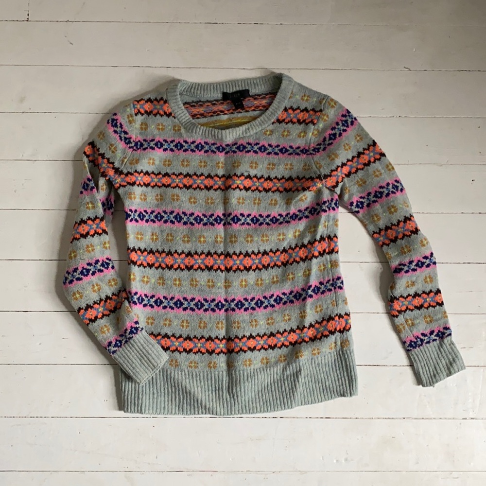 J. Crew Fair Isle Sweater